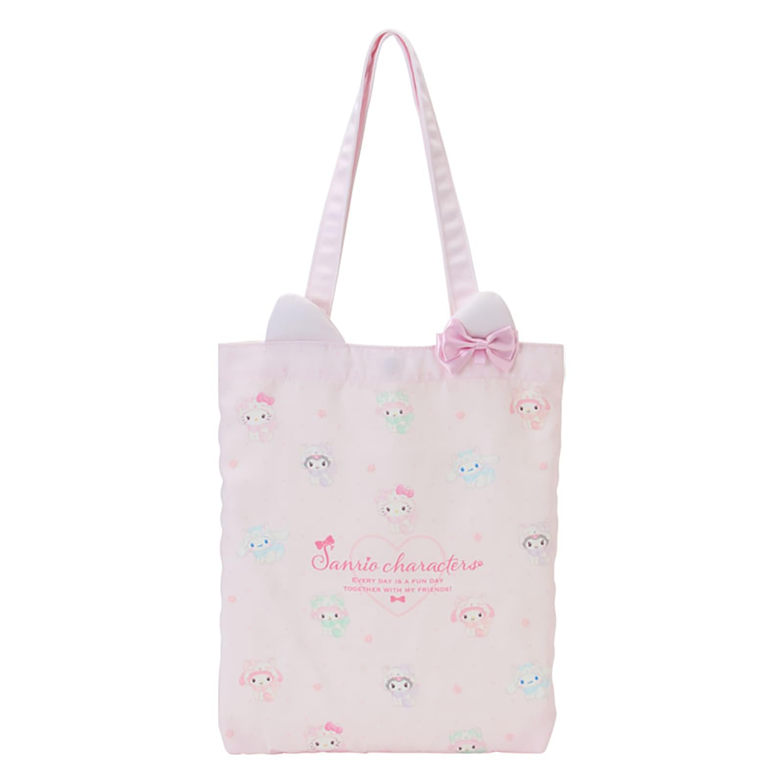Sanrio Tote Bag Sanrio Characters A4 Ages 3 and 685526 (SANRIO) (Milky Kitten) Size, Up,