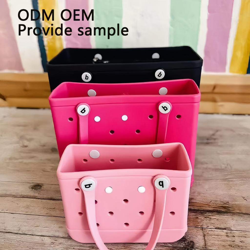 Beach Grid Tote Bag - Foam Infused Lightweight Bag, Quick Dry Sports Pool Tote Bag, Clean Sand Resistant Carry Bag-tan