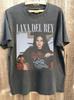 Retro 90er Lana Del Rey Musikliebhaber T-Shirt Lana Del Rey Anthrazit Unisex Shirt