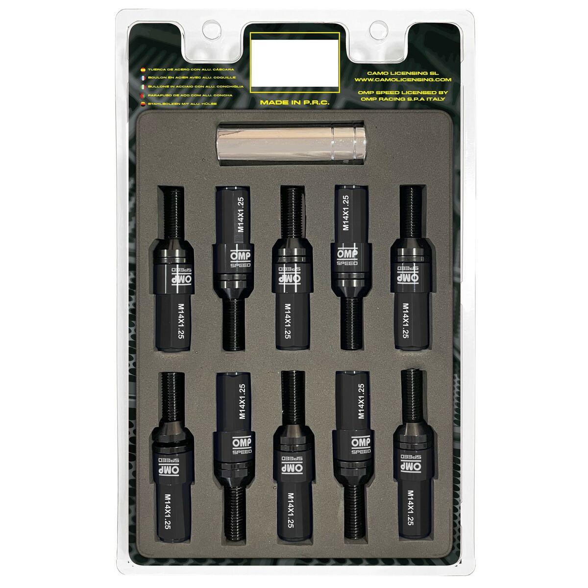 

Комплект винтов OMP OMPS09971401 28 мм Черный M14 x 1,25 TU прозрачный