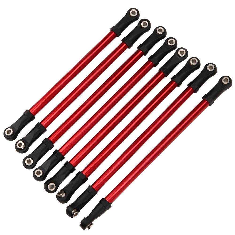 

8Pcs/Set Metal Link Bar 313MM Wheel Base RC Accessories for SCX10 Crawler 1/10 Remote Control Car