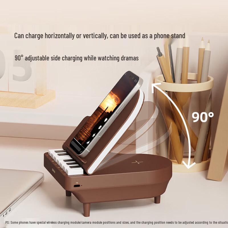 EZVALO Bluetooth-динамик, лампа-пианино с беспроводной зарядкой