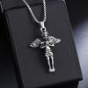 Michael Archangel Hip Hop Punk Titanium Steel Retro Necklace Pendant Necklace