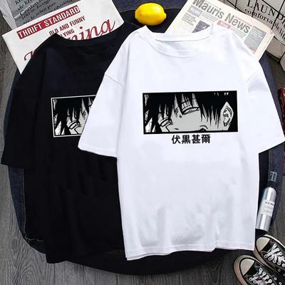 Neues Anime Lustiges Fushiguro Toji Print T-Shirt Damen Herren Lässige Oberteile Sommer Cooles T-Shirt Übergröße Oberteile T-Shirts