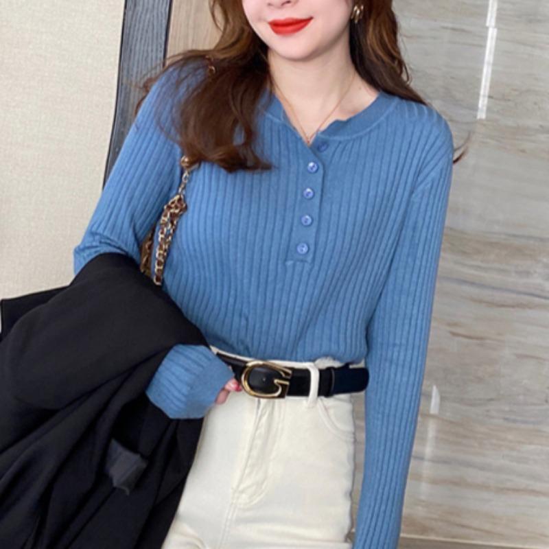 Spring New Women's Base All-match Knit Sweater