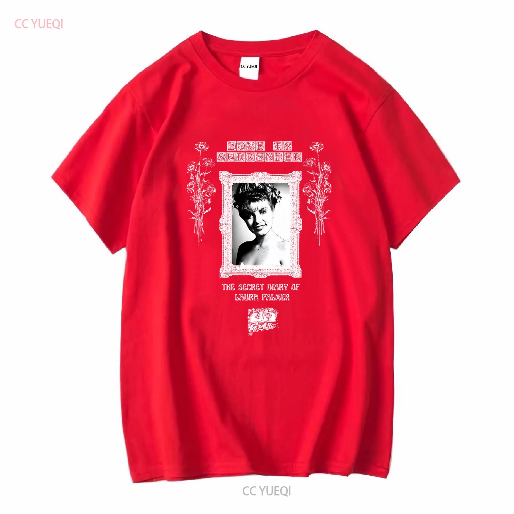 Secret Diary of Laura Palmer Twin Peaks David Lynch Horror Movie TV T Shirt vintage Washed Slightly Soft Stylish homme S