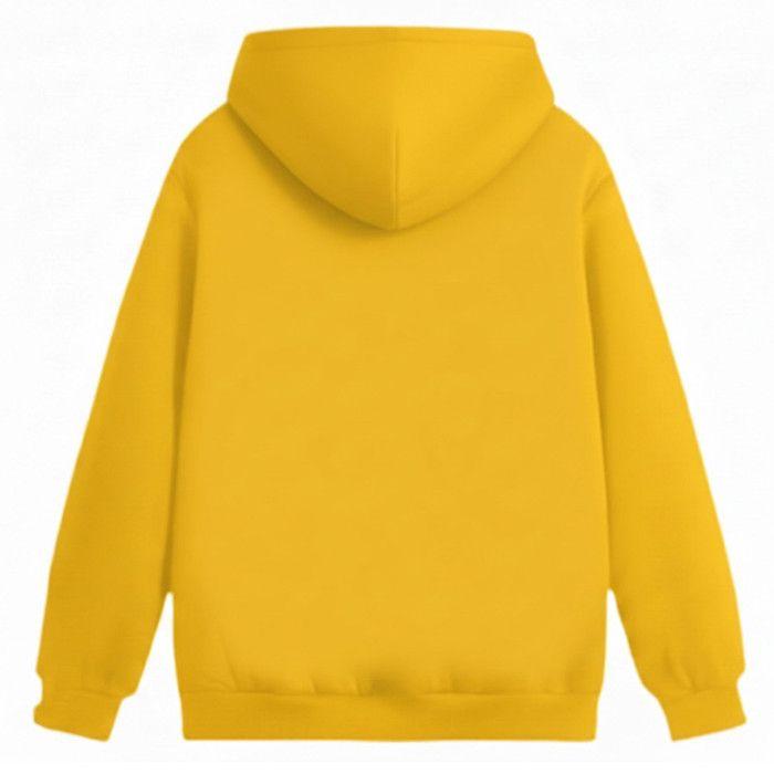 Sweat à capuche enfant - NPZ - Foot inspiré Belgique - Jaune - 60% coton/40% polyester - Poche kangourou