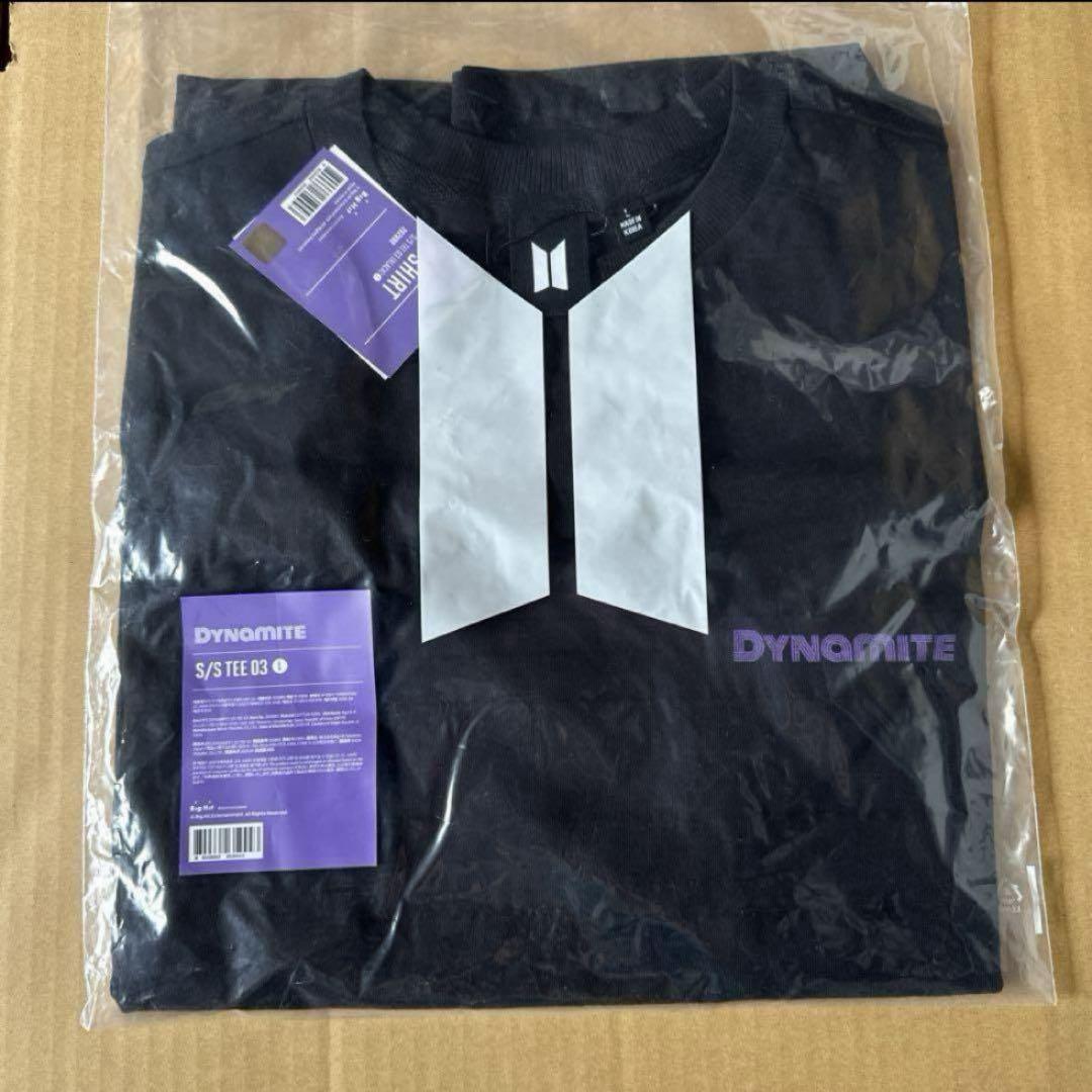 

[USED] BTS Dynamite S/S 03 L size T-shirt BLACK