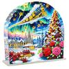Christmas DIY 5D Diamond Painting Towel Holder Kit Diamond Painting Acrylic Art Paper Towel Holder Kit for Home Decor