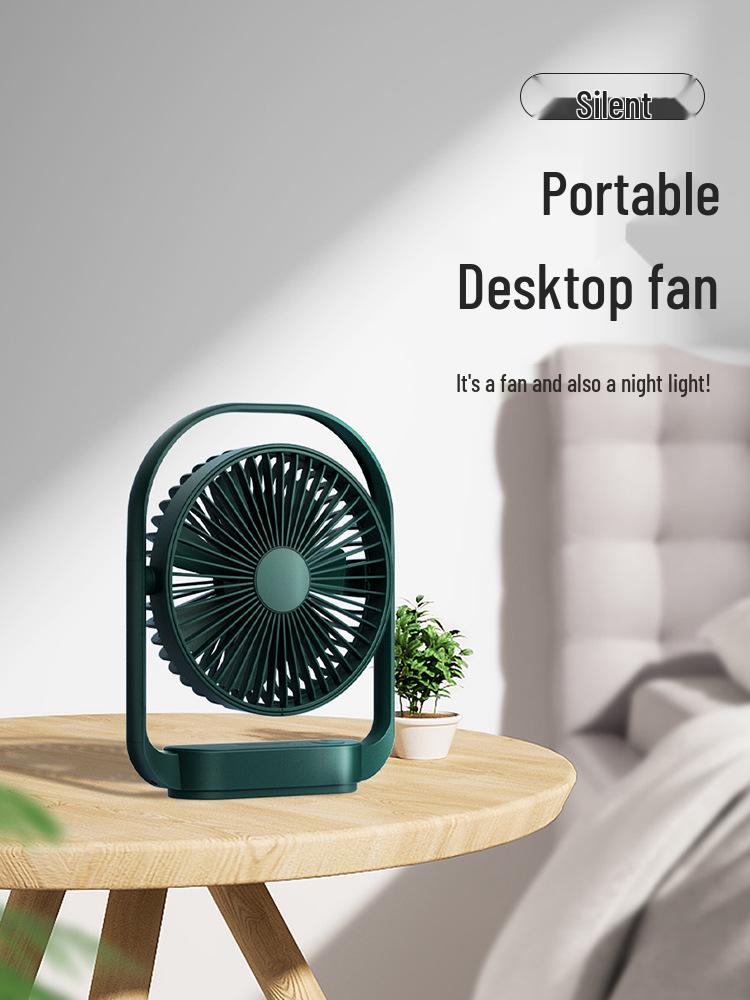 LK006 Ultra-Quiet Night Light Desktop Fan: Compact, Stylish, Popular Hot Item Desktop Fan