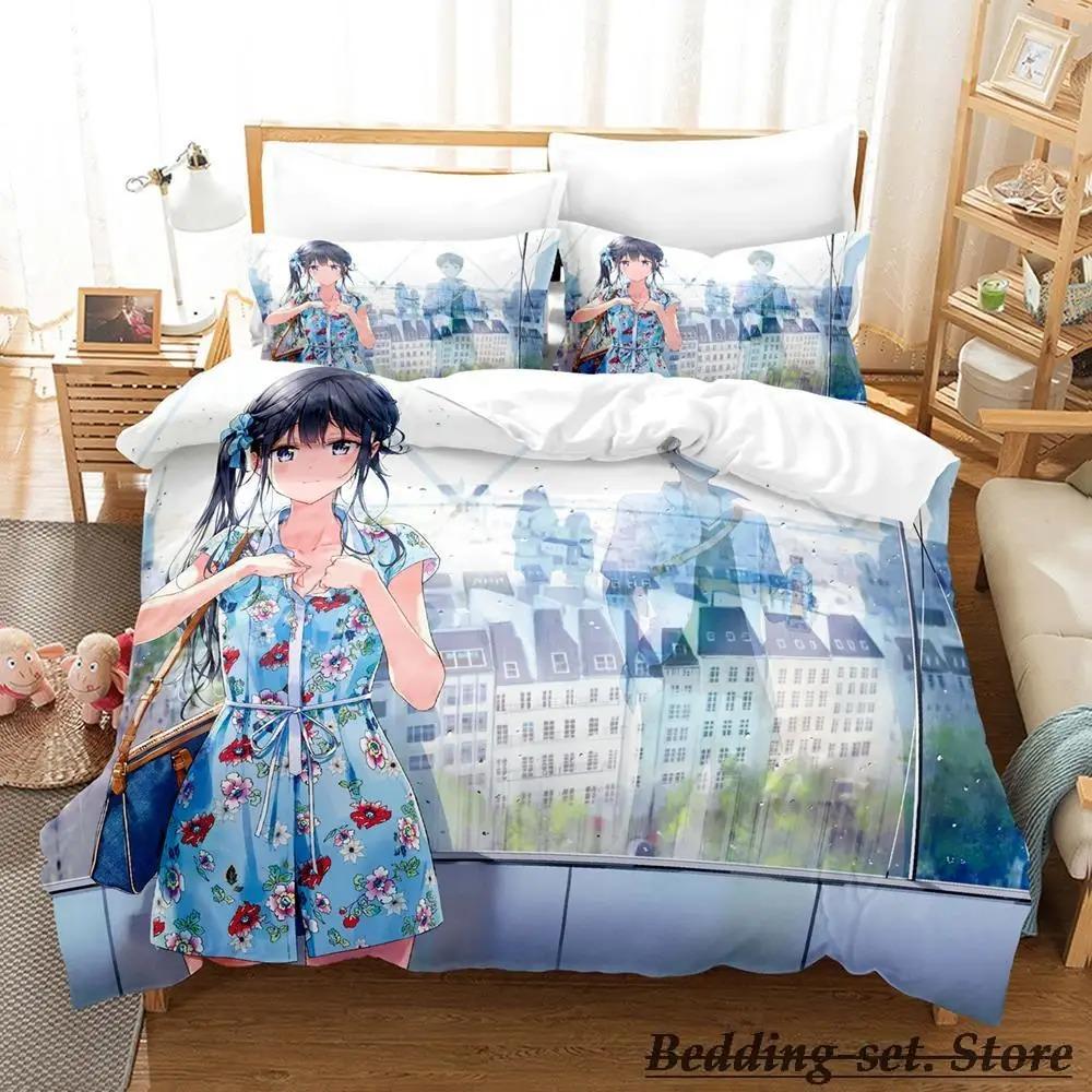 Masamune Kun No Revenge Bedding Set Single Twin Full Queen King Size Bed Set Adult Kid Bedroom Duvetcover Sets Anime Bed