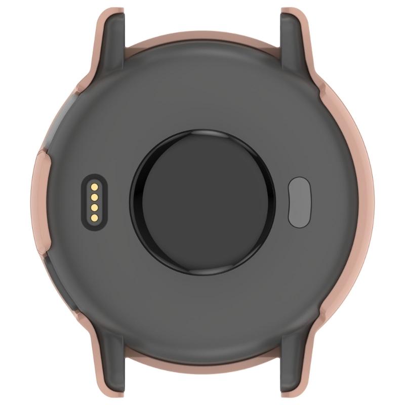 Tempered Glass Film+Case Screen Protector Full Coverage Cover Anti-scratch Shell Watch Housing For Vivoactive 5 Active 5