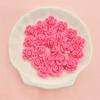 Home Party Supplies DIY Beads Jewelry Accessories Multicolor 20Pcs Rose Flower Beads Handmade Material Beads for Crafted Candy Color Fashion