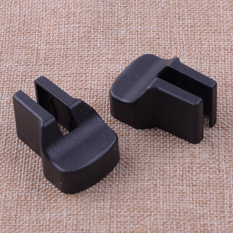 CITALL 1 Pair Black ABS Plastic Car Door Check Arm Cover Trim Fit For Ford Mustang 2015 2016 2017 2018 Accessories