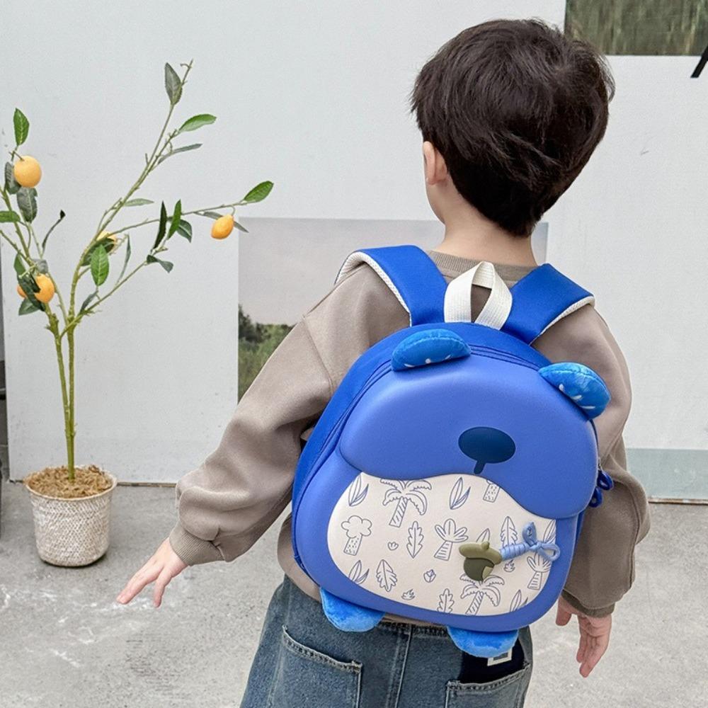 Oxford Cartoon Kids Backpacks Bear Toddler Daycare Bag Fashion Children's School Bag  Boys