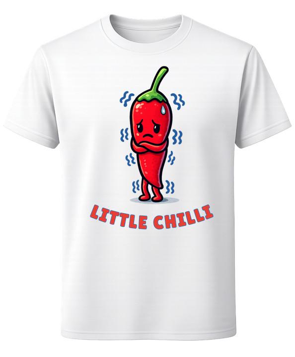 

Little Chilli Funny Pepper Character T-Shirt Cute Food Humour Unisex Tee S разноцветный