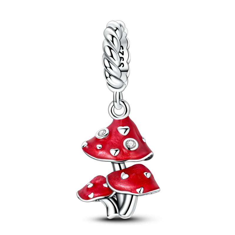 New Graffiti Butterfly Charm 925 Silver Glow Firefly Travel Love Heart Cat Clip Beads Fit Bracelet Necklace DIY Jewelry