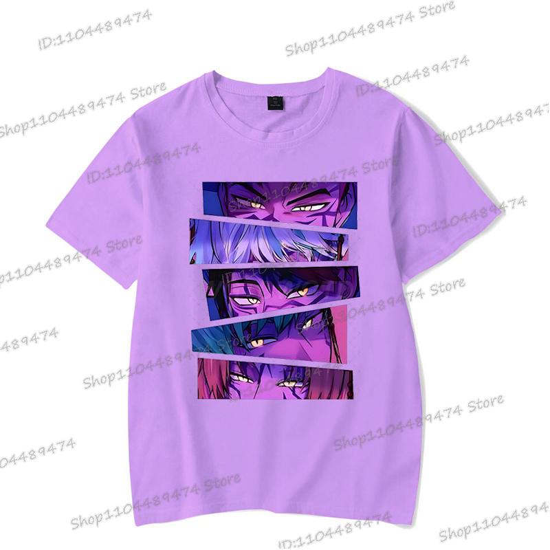 Hip Hop KPop Demon Hunters Women Streetwear T-shirts Casual Classic 2025 Summer Short Sleeves T Shirt Men Korean Anime Tees