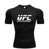 T-shirt Respect The Fight Men's Short Sleeve Ultimate Fighting Championship Training Tops