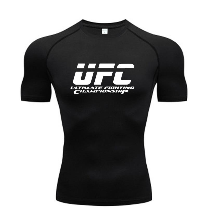 T-shirt Respect The Fight Men's Short Sleeve Ultimate Fighting Championship Training Tops