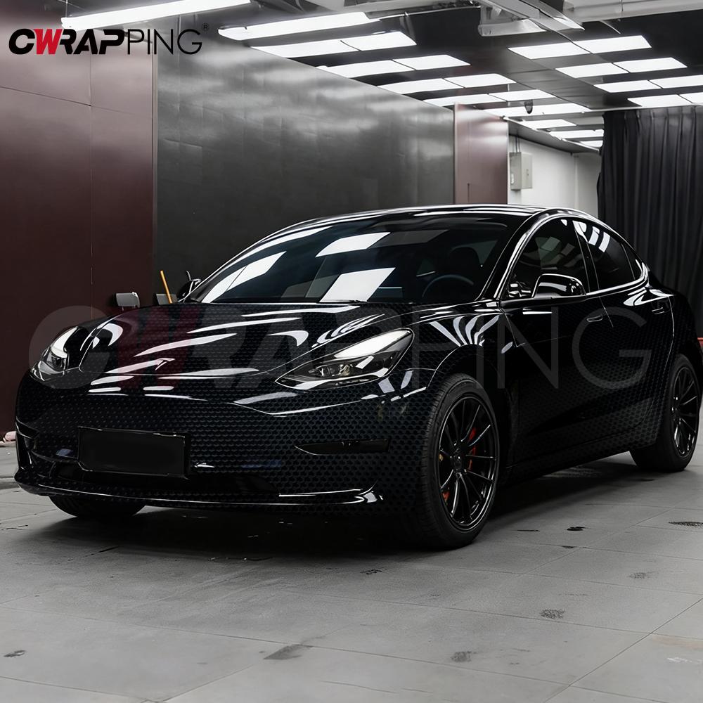 TPF Car Film Covering Ghost Air Release Vinyl for Motorcycle Waterproof Auto Outdoor Accessories Carbon Fiber Sticker Wrap Parts