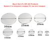 10-50pcs 6-30 mm Round Stainless Steel Stamping Blank Dog Tags Pendants DIY Bracelet Charm Jewelry Findings Supplies Wholesale