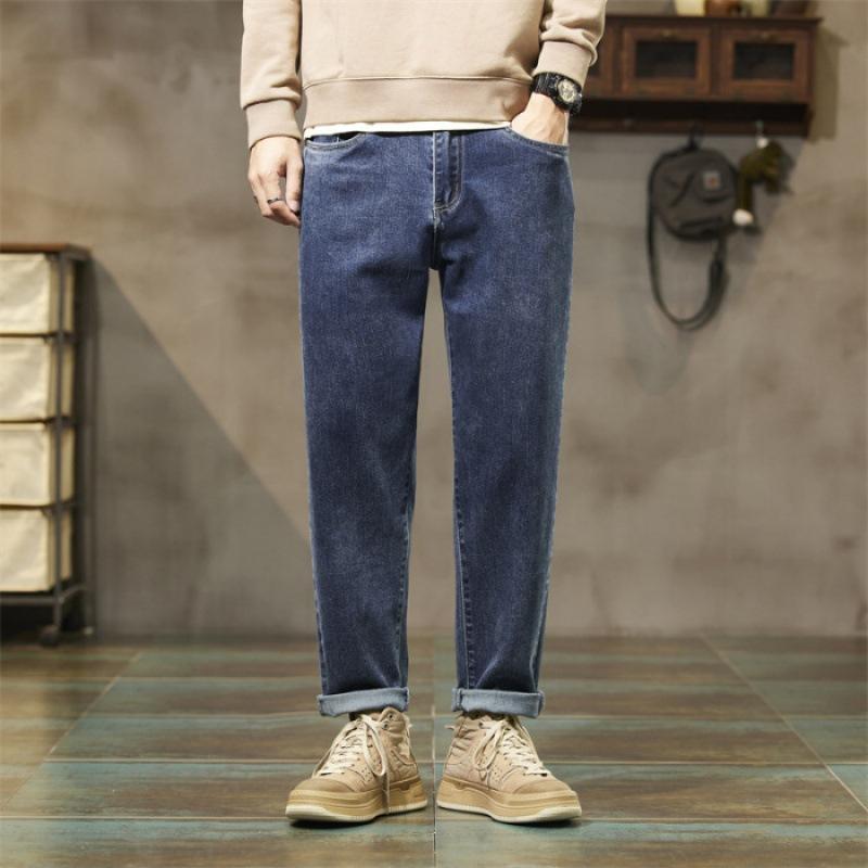 JYL Джинсы мода широкие повседневные общие молодежные брюки в стиле Харлем общая мода 30 желтоватый