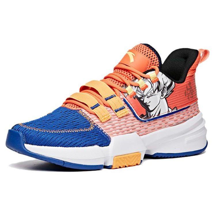 Anta Dragon Ball X  Saiyan Goku Anime Graffiti Shock Absorption Non-Slip Wear-Resistant Low-Top Basketball Shoes Men Basketball Shoes 112021615-2