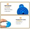 Car Engine Funnel Universal Silicone Liquid Funnel Washer Fluid Change Foldable Portable Auto Engine Oil Petrol Change Funnels