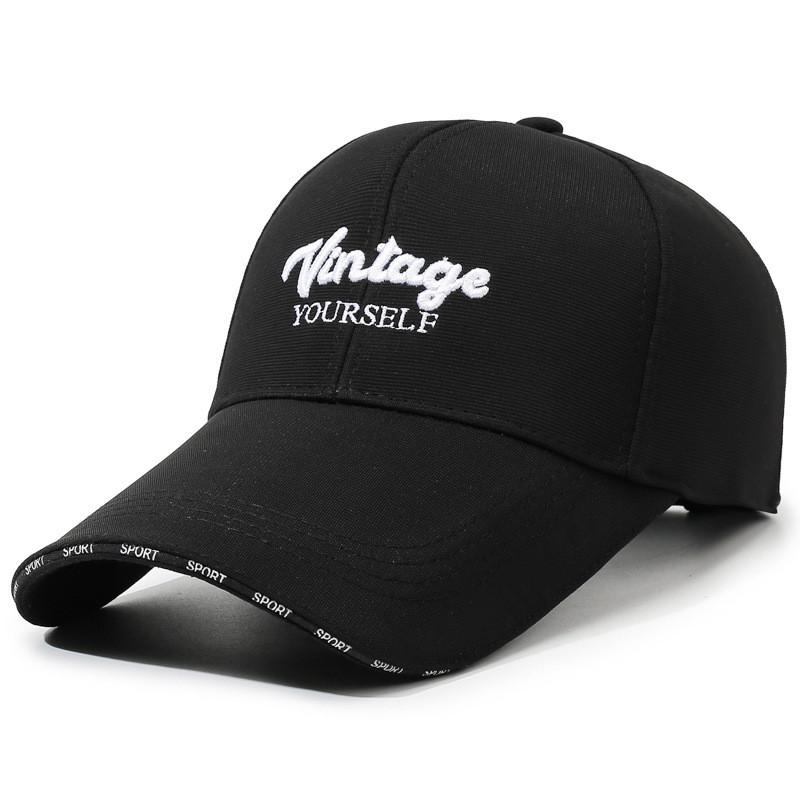Staircase Fabric Baseball Cap With Embroidered Letters For Sun Protection And Summer Casual Wear