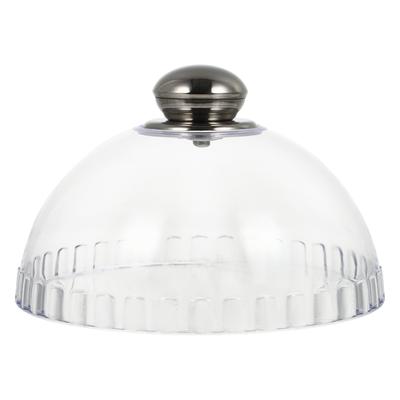 Κάλυμμα επιδορπίου στρογγυλό δίσκο σερβιρίσματος τροφίμων θολωτό πιάτο κέικ ταψιά ψησίματος κατσαρόλες προστατευτικό διαφανές για σνακ