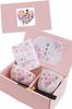 Popular Birthday Rice Mino Gift Hanakanro Rice with Handkerchief and Chopsticks Present, Teacup, Bowl, Ware, Wrapped, Bowl,