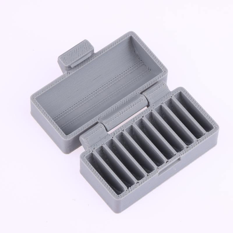 10-Hole Cr2032/Cr2025 Battery Box Coin Cell Battery Storage Case Portable Batteries Protective Holder Small Battery Organizer
