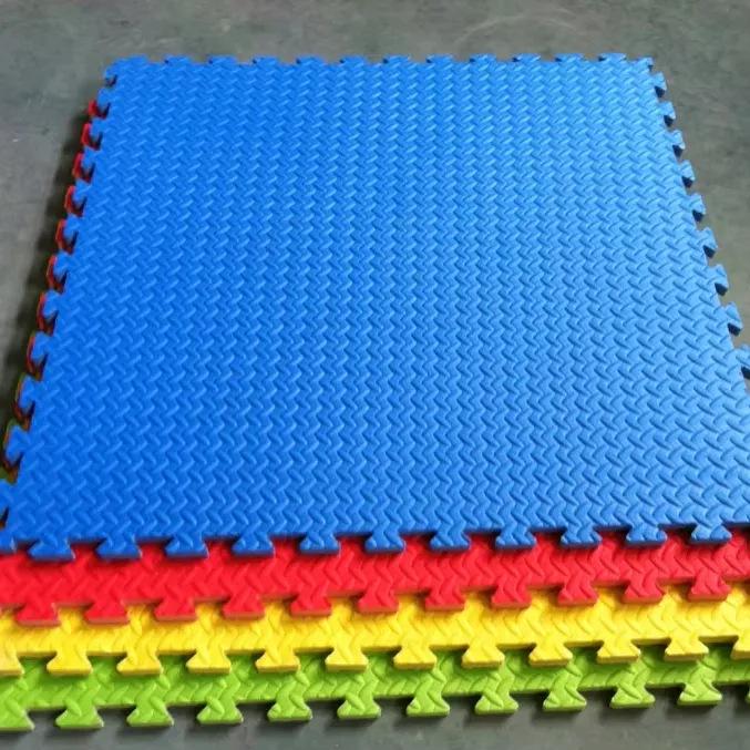 EVA High-Density Interlocking Foam Floor Mat – Yellow, Green, Red, Blue for Indoor Playrooms EJ