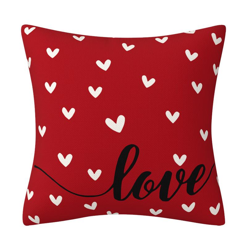 Love Valentine'S Day Pillow Cover Living Room Letter Pillow Cover Sofa Bedroom Ornament Cushion Premium Durable