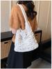 2026 Summer New Hollow Out Crochet Knitted Tote Bag Large Capacity Summer Versatile Beach Shoulder Hobo Bag for Women