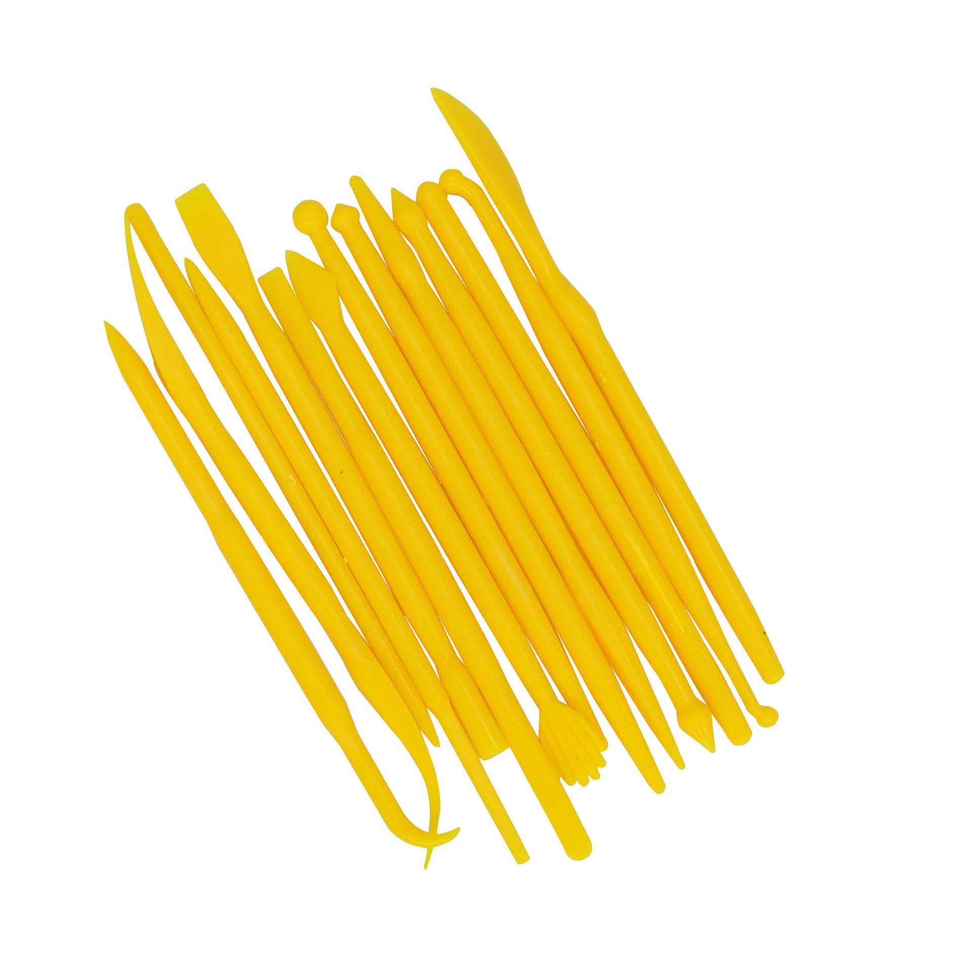 

14 шт./компл., набор для скульптуры из пластиковой глины, восковая резьба, керамические инструменты, формирователь скульптуры, инструменты из полимерной глины для моделирования