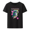 Interesting Cotton T-shirt De Mujer Hip-hop Blusa Loose Cool Short-sleev Vintage Trending Comics Unique Clothing Balloon Puppy