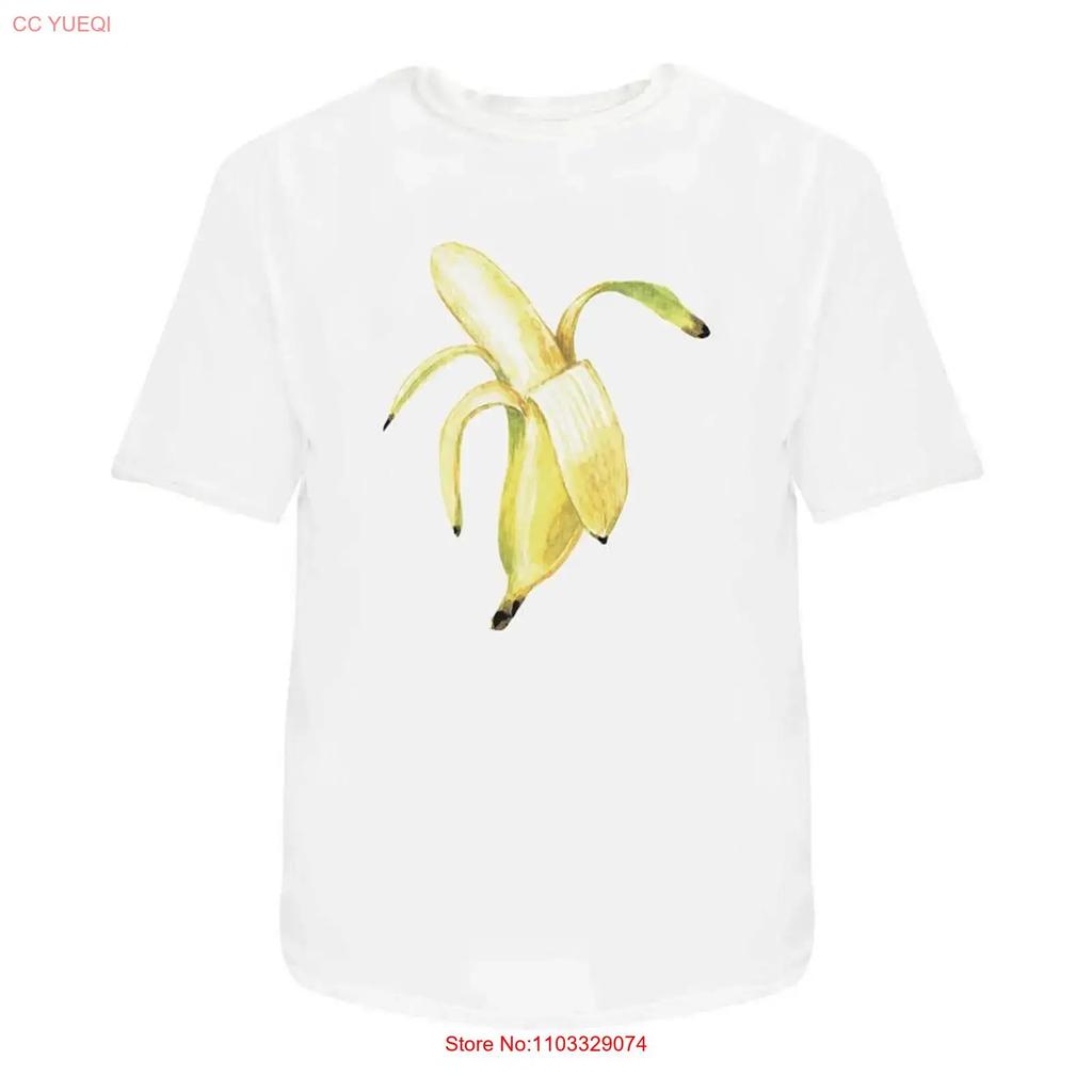 Geschälte Banane T-Shirt 100% Baumwolle S 2XL TA044703 vintage Gewaschen Designer-Kleidung Stylische Streetwear homme Weich Dehnbar