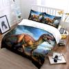 Dinosaurs Art Decor Set Soft Comfortable Duvet Cover Bedding Set Included 1*Duvet Cover & 2*Pillowcases, Gift