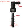 Fuel Line Quick Release Connector 90 Degree Elbow SAE 9 89 Nylon Hose with 8mm (516 ) Inner Diameter Fast and Tool Free Assembly