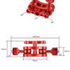 CNC 360° Arm Hand Extension Adapter w/Double Ballheads for Audio Recorders