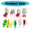 Fisherman's Delight Advents Calendar 2024 Fishing Enthusiast Advents Calendar 24Pcs Lures for a Christmas Countdowns
