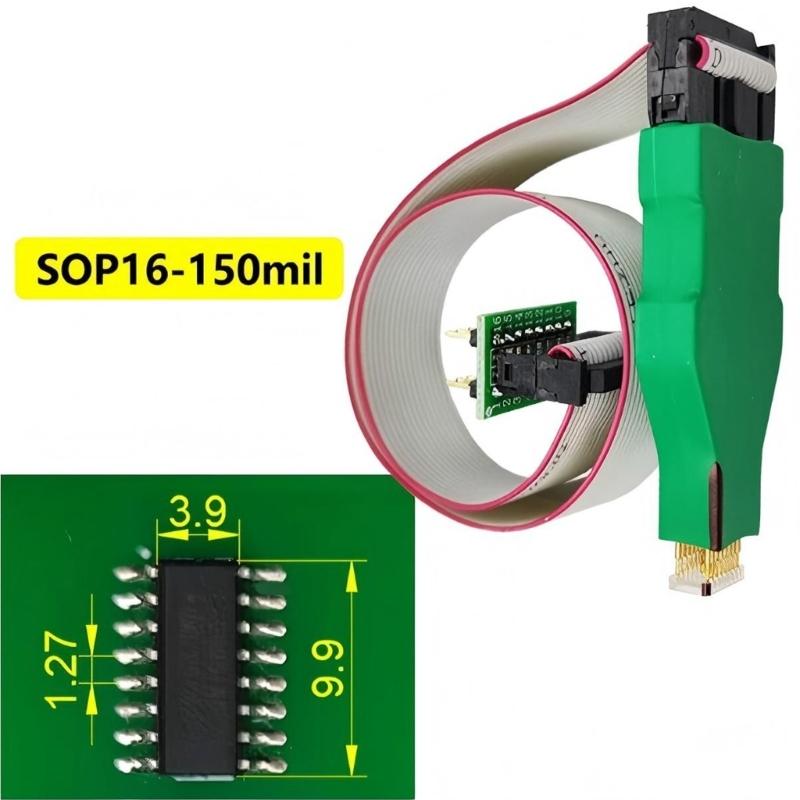 Chip Programming Download Cable For SOP14 150mil/SOP16 150mil/SOP16 300mil Easy To Use Probe