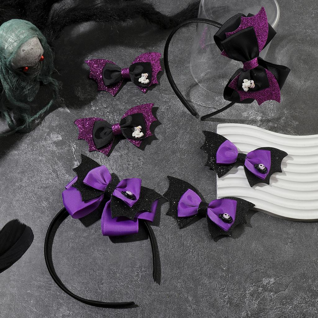 3 STÜCKE Neue Niedliche Halloween Cartoon Schleife Lieblich Mädchen Haarband Haarnadeln Kinder Kopfschmuck Haarklammer Haarspangen Haaraccessoires Geschenk