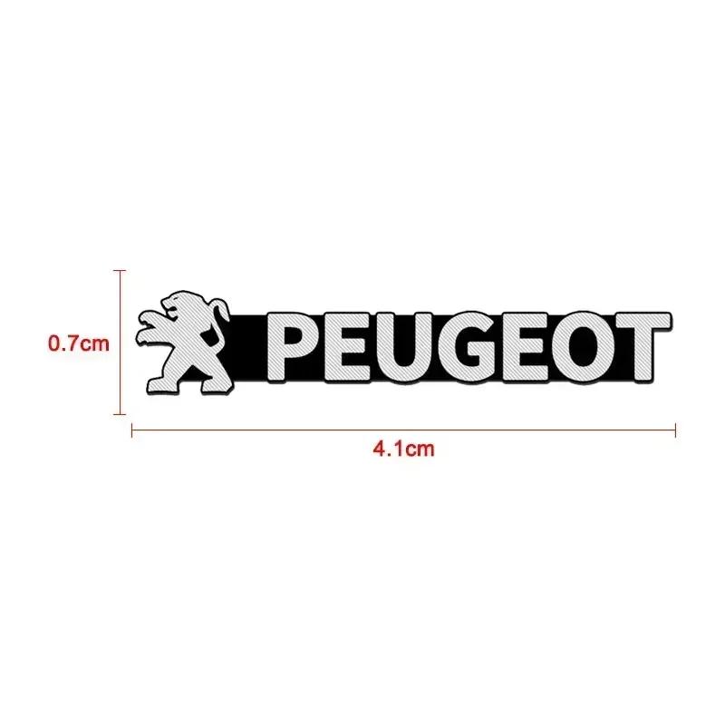 Naklejka Samochodowa Nowy Dźwięk Samochodu Dekoracja 3D Aluminiowa Odznaka Emblemat Naklejka Dla Peugeot 206 307 308 3008 207 208 407 508 2008 5008 107 2