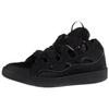 Leather Splicing LaceUp Curb Sports Casual Shoes Retro Board Shoes Men'S And Women'S Dad Shoes