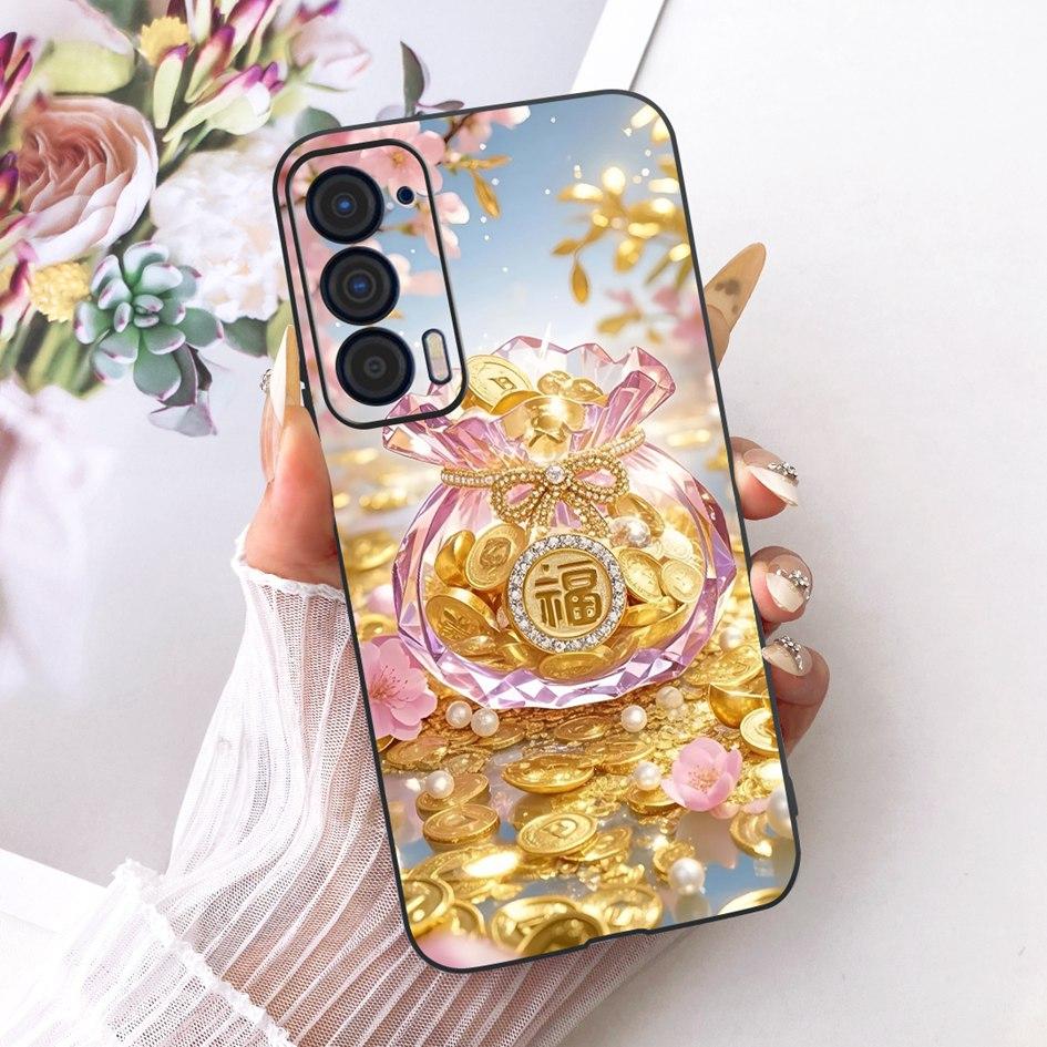 Für Motorola Edge 2021 Hülle XT2141-1 Stoßfeste Abdeckung Coole Cartoon-Drachen Weiche Silikonhülle Für Moto Edge 2021 Handyhüllen Capa