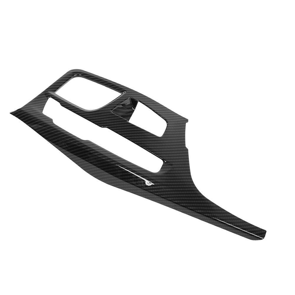 Carbon Fiber Style Center Console Gear Shift Panel Cover Trim for 5 Series G30 2017‑2018