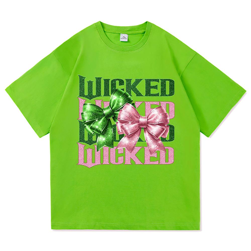 Wicked Change for Good T Shirt Hot Fashion Men Harajuku Aesthetic Elphaba Glinda T-Shirt Unisex High Quality Cotton Tees Shirts
